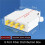 Fiber Distribution Box 8 Port DIN Rail Mount 2 Cable Entries Suitable for 8 Core ST Duplex Adapter 7