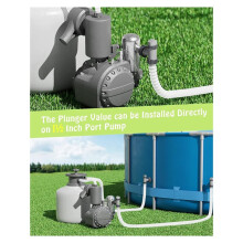 Plunger Valve for Pool Parts and Accessories, /Off Replacement Valve for Above Ground Swimming Pool Filter Pump