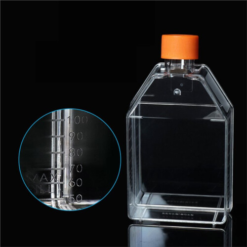 Gewebekulturflasche, Belüfteter Deckel, TC-Behandelt, Ohne Enzyme, 75 cm² 1