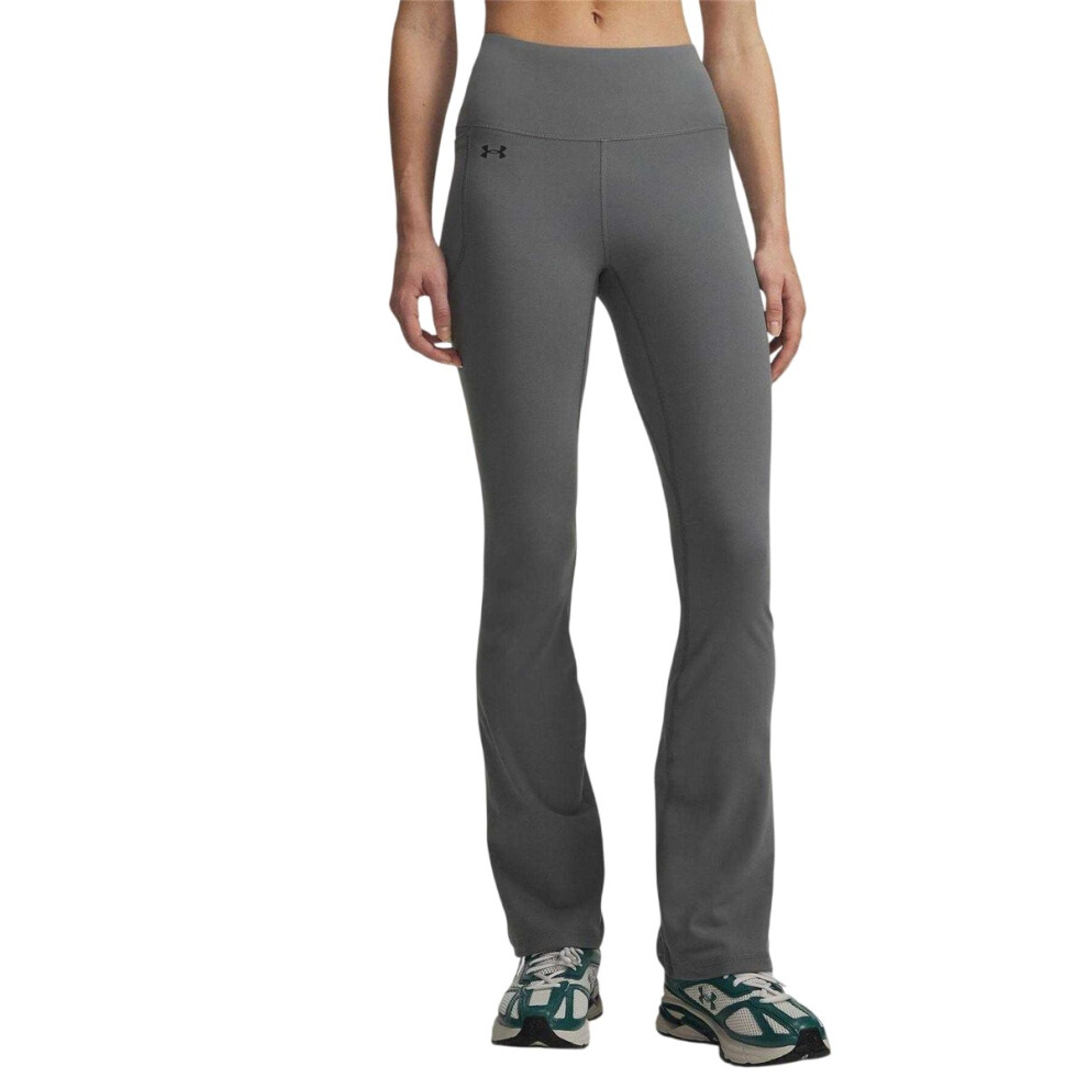 Under Armour (14 Uk R, Green/Black) Womens/Ladies Motion Flared Leggings Black