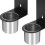 2 Sets Oil Funnel Holder, Wall Mount Storage Rack with 2 Removable Collection Cups for Workshop, Garage 6