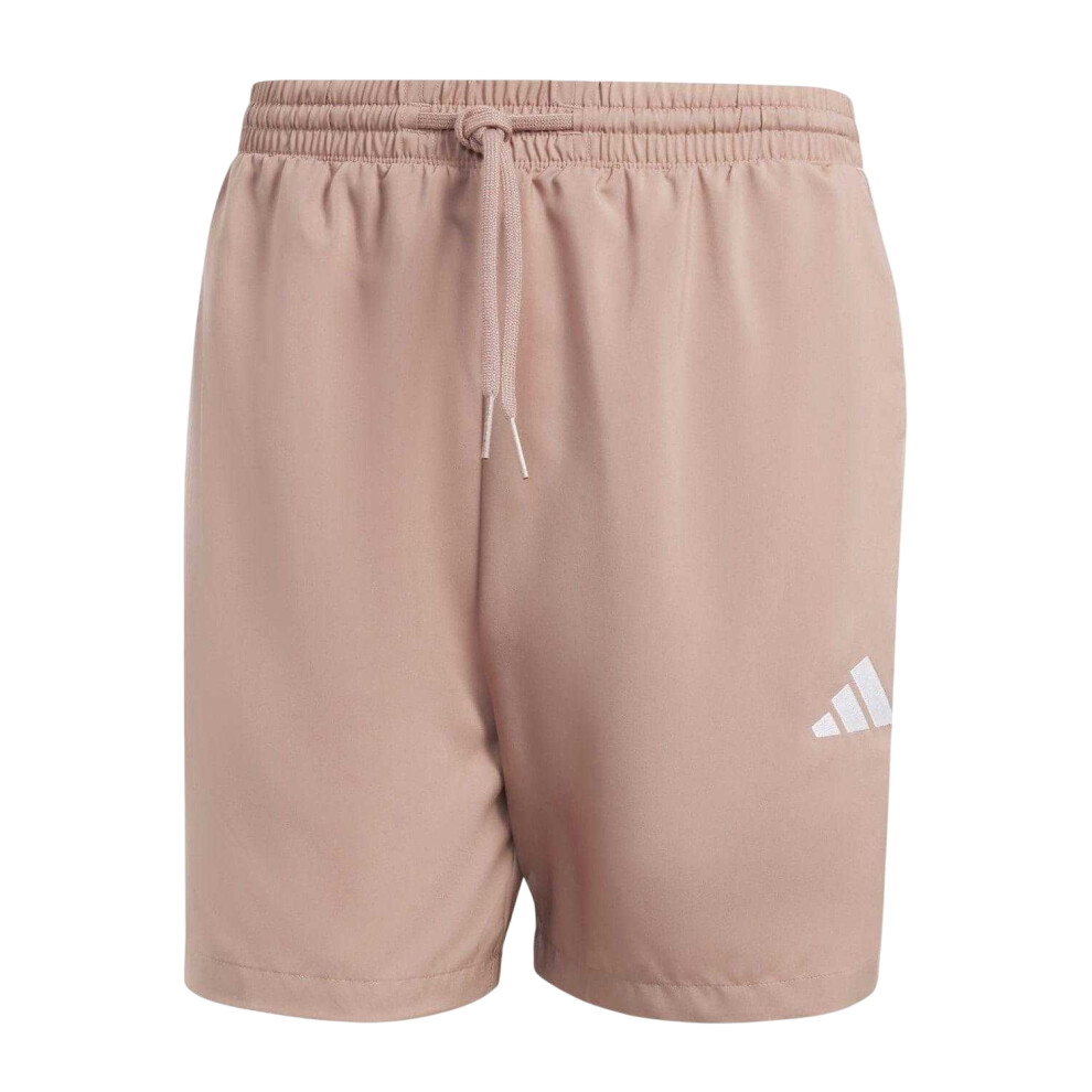Adidas (M, Warm Clay) Mens 3 Stripes Shorts Multicoloured