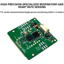 Módulo de para Monitor de Bebé Inteligente de 60 GHz con Sensor de Detección de Frecuencia Cardíaca y Respiración Sin Contacto LD6002H para