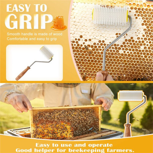 Honey Extractor Uncapping-Needle Roller for Beekeeping Tool 1