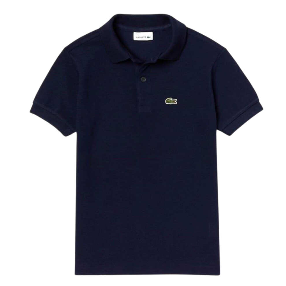 Lacoste (12 Years, Navy) Boys Pique Polo Shirt Blue,Multicoloured