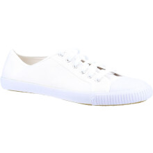 (5 UK, White) Mirak Unisex Adult Toe Cap Plimsolls