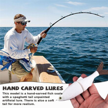 2 St Glidbetesfilt, Omålad Glidbete för Fiske, Bete för Simning, Tillverkad Av ABS-Material