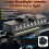 9 LED Scooter Front Light USB Rechargeable Headlight for  Mi3 Mi4 Mi5 5Pro 5Max for Elite E-Scooter 3