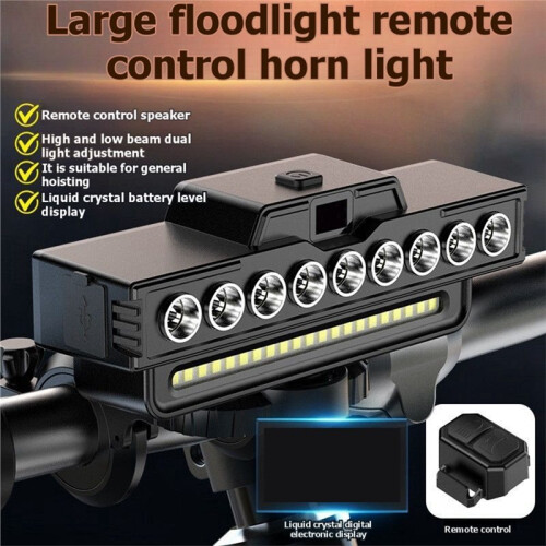 9 LED Scooter Front Light USB Rechargeable Headlight for  Mi3 Mi4 Mi5 5Pro 5Max for Elite E-Scooter 2