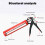 Glass Glue Gun 360 Rotating Multi-Function Manual Caulking Guns for Doors and Windows Silicone Filling Hand Tools 2