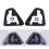Achterlichtafdichtingsring voor   E-Klasse W211 2002-2008, 2 Stuks 5