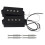 Elbasgitarrpickup, Alnico 5 Svart Split Coil P Baspickuper Ersättning för Bas, Passiv Pickup med Hög Output. 2