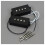 Elbasgitarrpickup, Alnico 5 Svart Split Coil P Baspickuper Ersättning för Bas, Passiv Pickup med Hög Output. 5