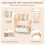Supporto per Fasce per Capelli - Organizer Versatile per Elastici, Fiocchi e Fermagli - Contenitore Compatto per Accessori per Capelli 2