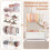 Supporto per Fasce per Capelli - Organizer Versatile per Elastici, Fiocchi e Fermagli - Contenitore Compatto per Accessori per Capelli 3