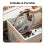 Portable Bucket with Handle Foldable Multifunctional Water Container Sink, Camping, Hiking, Car Washing 3