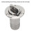 RVS Ovale Garboard Afvoerklep voor Boten - Ventconnector Fitting 3