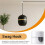 4pcs White Swag Hooks for Ceiling Lights, Modern Pendant Light Hanging Hooks, DIY Lamp Hanging Hardware 7