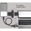 3.1 Cable de Extensión Tipo C con Tornillo de Montaje en Panel, Cable Extensor de Datos USB-C de 0,5 M, USB-C Macho A USB-C, Compatible con Carga 5