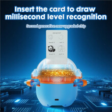 Robot Dessinateur Éducatif pour Enfants avec Guidage Vocal, 100 Cartes D'Apprentissage, NFC, Machine à Dessin Automatique, Blanc