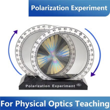 Polarisator LichtPolarisationsdemonstrator Experimentelles Lehrmittel für Schüler Physik Optisches Testinstrument Schwarz Weiß