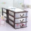 Multifunctional 3-Layer Plastic Drawer Storage Box with Translucent Design for Desktop Organization 5