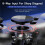 Y04 Wireless Game Controller with Receiver for /PC/PS4 - Hall Effect Joystick 6-Button Layout Arcade Gamepad White 2