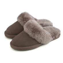 (6 UK, Truffle Brown) Eastern Counties Leather Womens/Ladies Grace Sheepskin Slippers