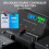 Solar Charge Controller 12V 20A, Solar Panel Charge Controller with Type-C and USB Output for Solar Panel and Gel 2