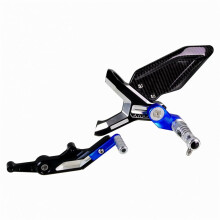 Motorcycle Adjustable Carbon Folding Foot Pegs Rest Rearset Rear Set Footpeg Footrest Kit for S1000RR S1000R M1000RR