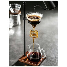 Glazen Koffiefilter in Slangvorm: Spiraalkoeling, Stijl van een Wijnkaraf, Draagbaar Koffiezetten