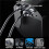 Three-Legged Camping Fan Rechargeable Desktop Portable Circulation Fan Wireless Ceiling Fan with LED Lighting 2