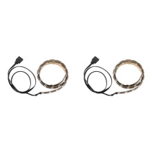 2X RGB Light Strip for PC Case Addressable LED Light Strip for Motherboard 5V 3-Pin Header Gaming Case Computer (0.5m)