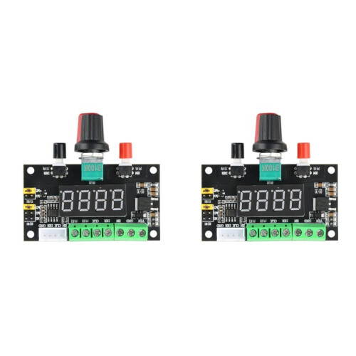 2X 12V 24V Stepper Motor Driver Controller PWM Pulse Signal Generator Module Forward and Reverse Controller