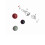 A4506890072 Cache-Commande au Volant pour  450/451/452 2007-2014 Rouge 5