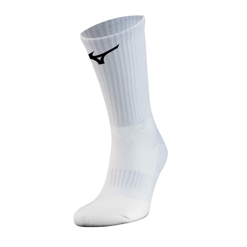 Mizuno (5 Uk-6.5 Uk, ) Unisex Adult Crew Socks White