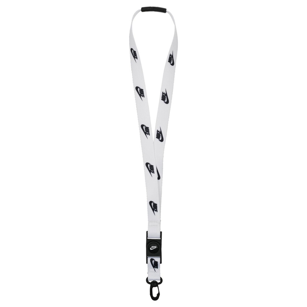 Nike (One Size, ) Club 2024 Logo Lanyard White