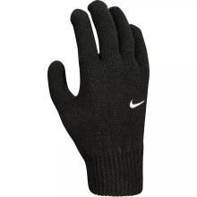 (S-M, Black) Nike Mens Knitted Swoosh Gloves
