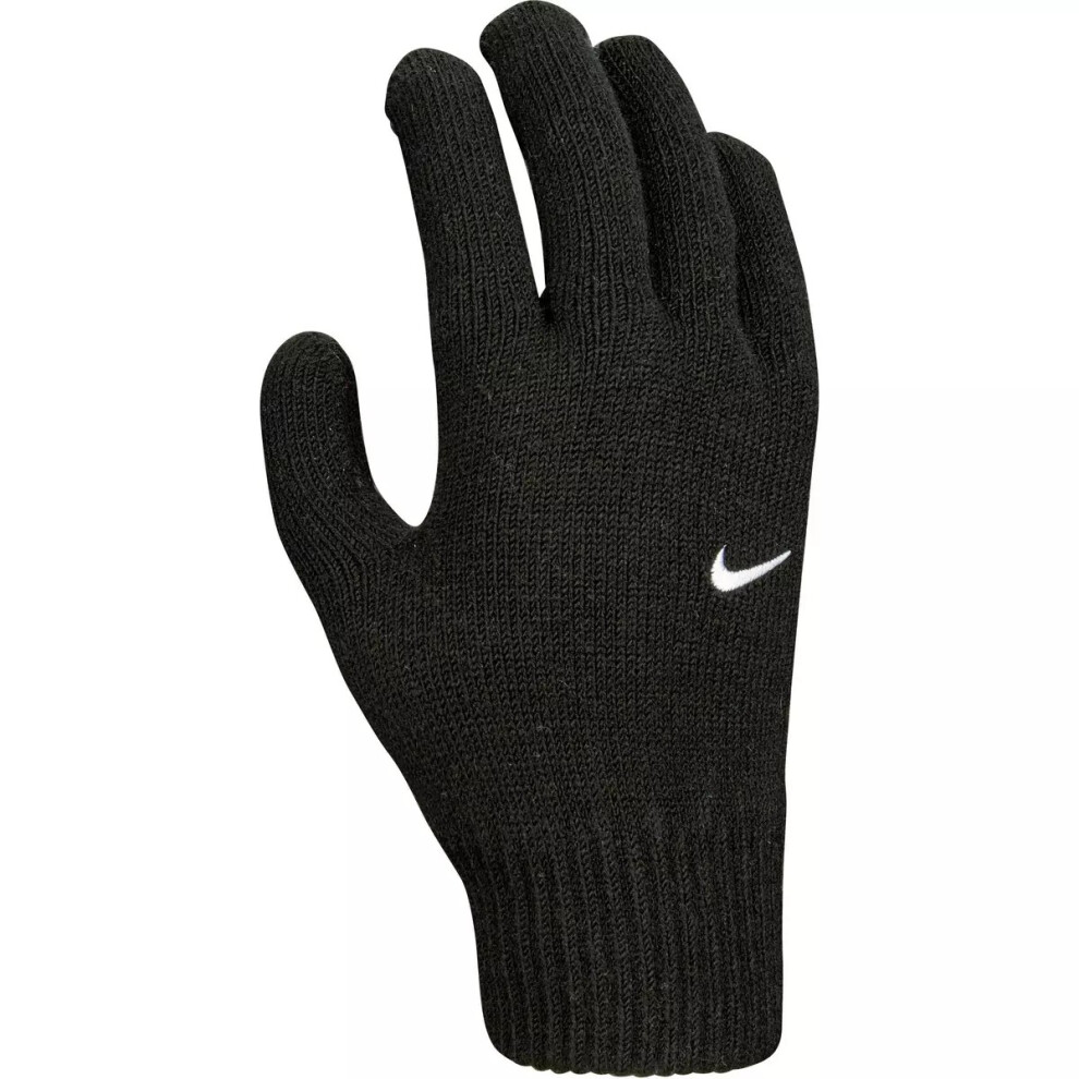 Nike (L-Xl, ) Mens Knitted Swoosh Gloves Black