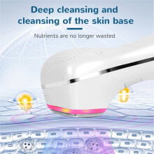 Appareil de Beauté à Visage Chaud et Froid, Massage Facial par Vibration Sonore, Nettoyage en Profondeur, Raffermissement de la Peau, Soin des Rides