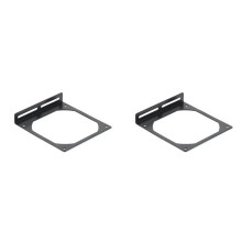 2X Koelventilatorbeugel Ventilatorhouder voor Computerbehuizing Harde Schijf Grafische Kaart