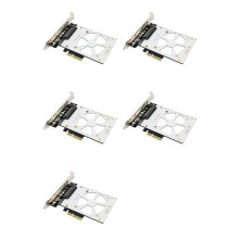 5X Adaptateur U.2 Vers PCIE PCI Express 3.0 X4/X8/X16 Vers SFF-8639 Adaptateur U.2 pour 750 2,5 Pouces NVMe PCIE U2 SSD SSD