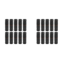 20PCS IP68 Electrical Waterproof Connector Wire Cable 3 Pin Outdoor Hard Wire Quick Push-in Conductor Terminal Connector