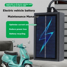 Solarbetriebener Elektrofahrzeug-Ladegerät-Batterie Solar-Ladegerät Reparaturgerät 48V, 60V, 72V, Bestverkauftes Universelles Modell