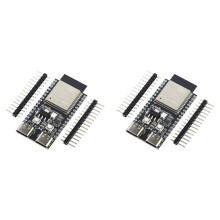 2X Placa de Desarrollo ESP32 C5, Módulo WiFi de Doble Frecuencia de 2,4 GHz y 5 GHz ESP32-C5-DevKitC-1 N4, 4 MB de Memoria Flash WIFI6