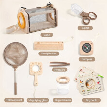 Outdoor Nature Exploration Tool Kid Insect Observation Box Bug Viewer Bound Catcher Collection Kit Kids Educational Toys