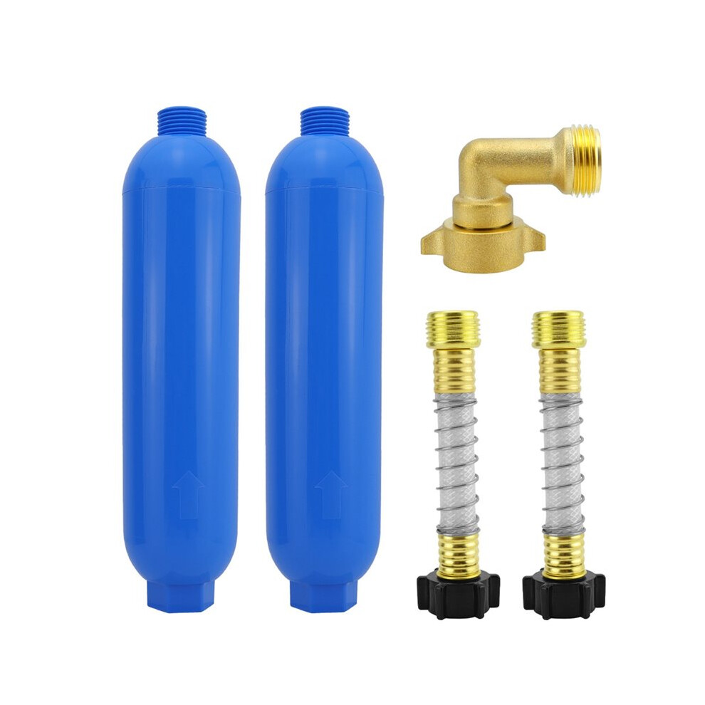 Rv Inline Water Filter With 90 Degree Hose Elbow, Eliminates Stress And Strain Rv Water Intake Hose Fittings 4712372643254