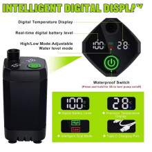 Portable Shower for Camping, 6000mAh Rechargeable Camping Shower, 4 Nozzle Modes
