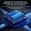 Caixa para SSD M.2 NVMe, Adaptador para SSD M.2, Tipo Floor-Pad, USB-C, Gabinete Externo para Laptops de 11 A 13 Polegadas 5