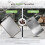 Stainless Steel & Wood Cutting Board - Dual-Sided, Scratch for Kitchen 1